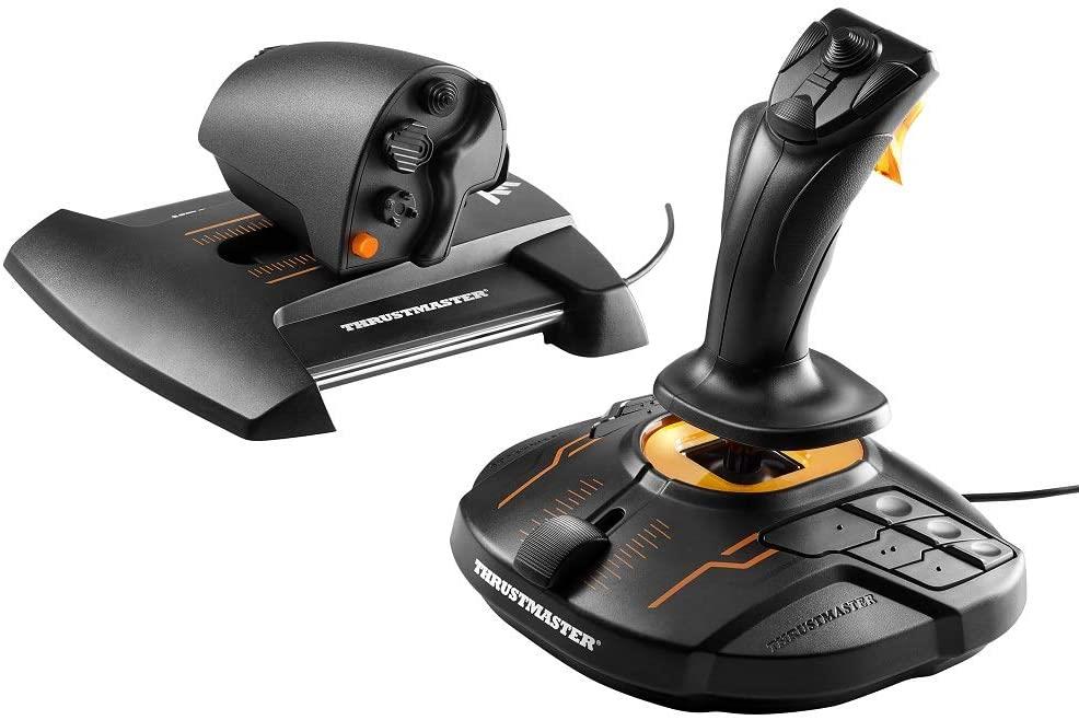 NINTENDO Joystick controller Thrustmaster T16000M Hotas con cavo USB per PC e Mac nero